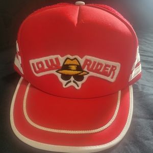 Low rider vintage baseball cap